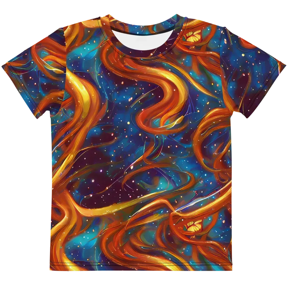 Perez Whirl on Kids Crew Neck T-Shirt — Front