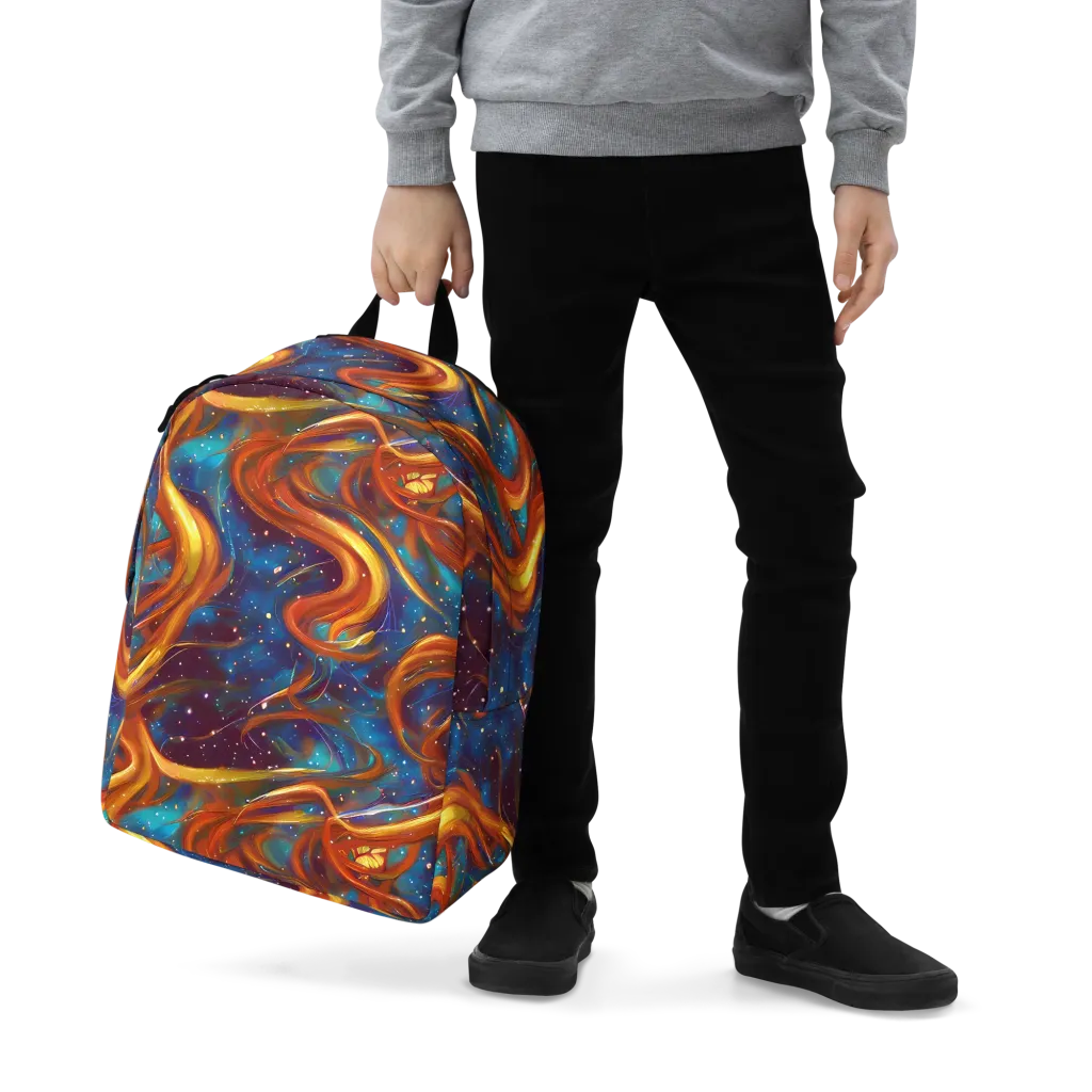 Perez Whirl on Minimalist Backpack — Zoomed-in