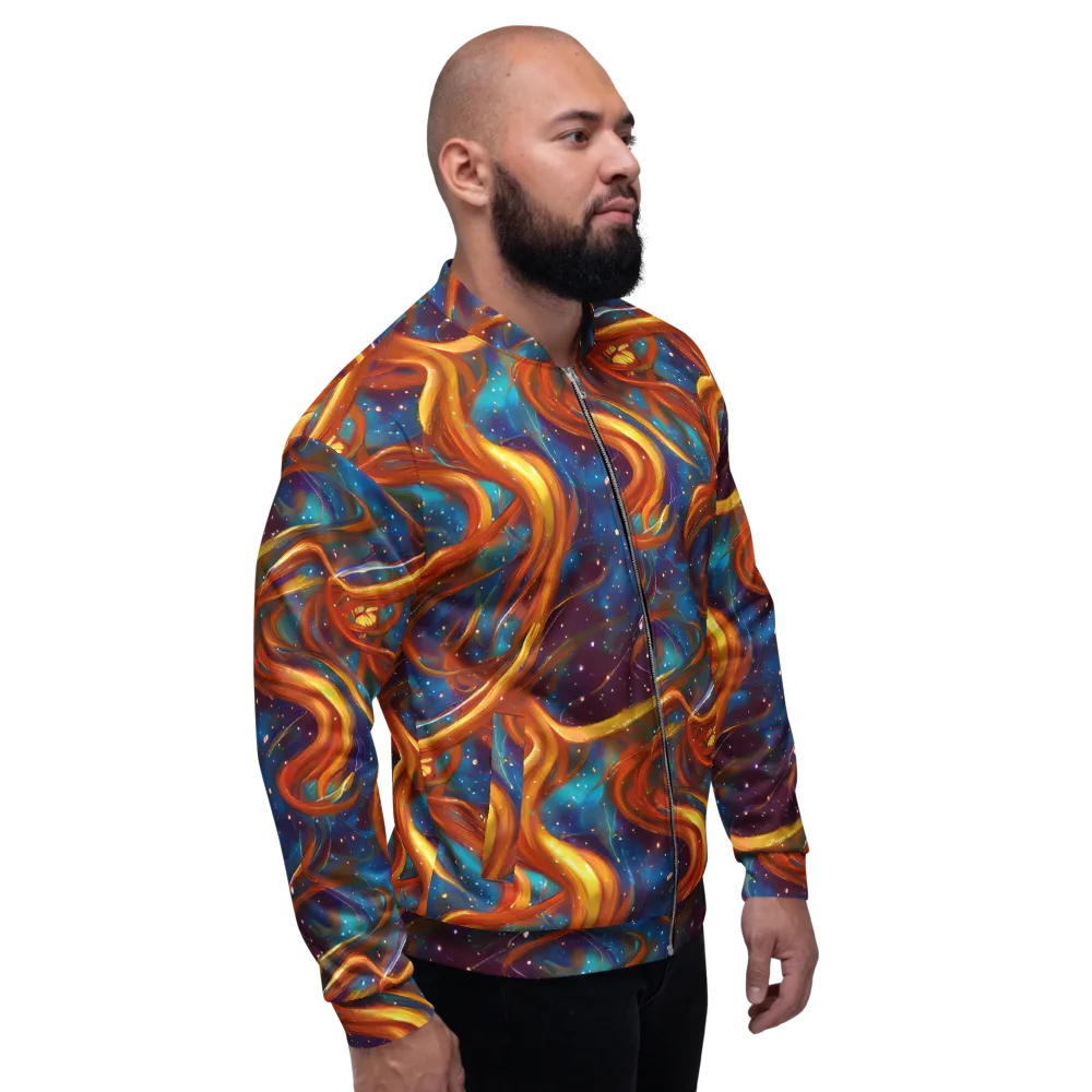 Perez Whirl on Bomber Jacket — Right