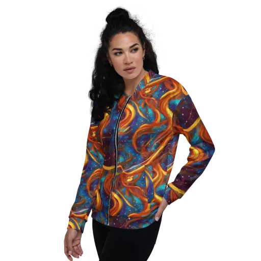 Perez Whirl on a Bomber Jacket