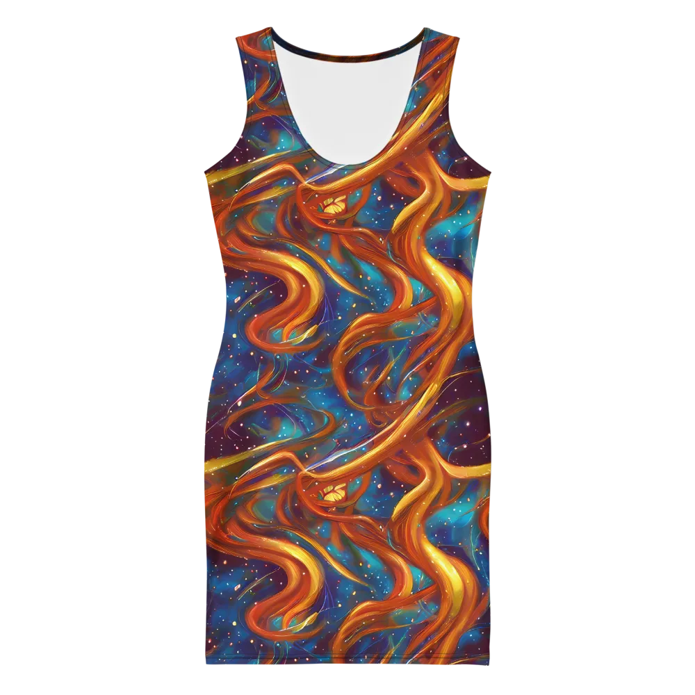 Perez Whirl on Bodycon Dress — Front