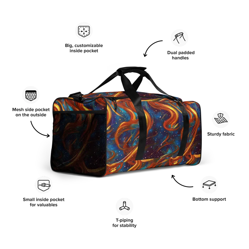 Perez Whirl on Duffle Bag — Right Front