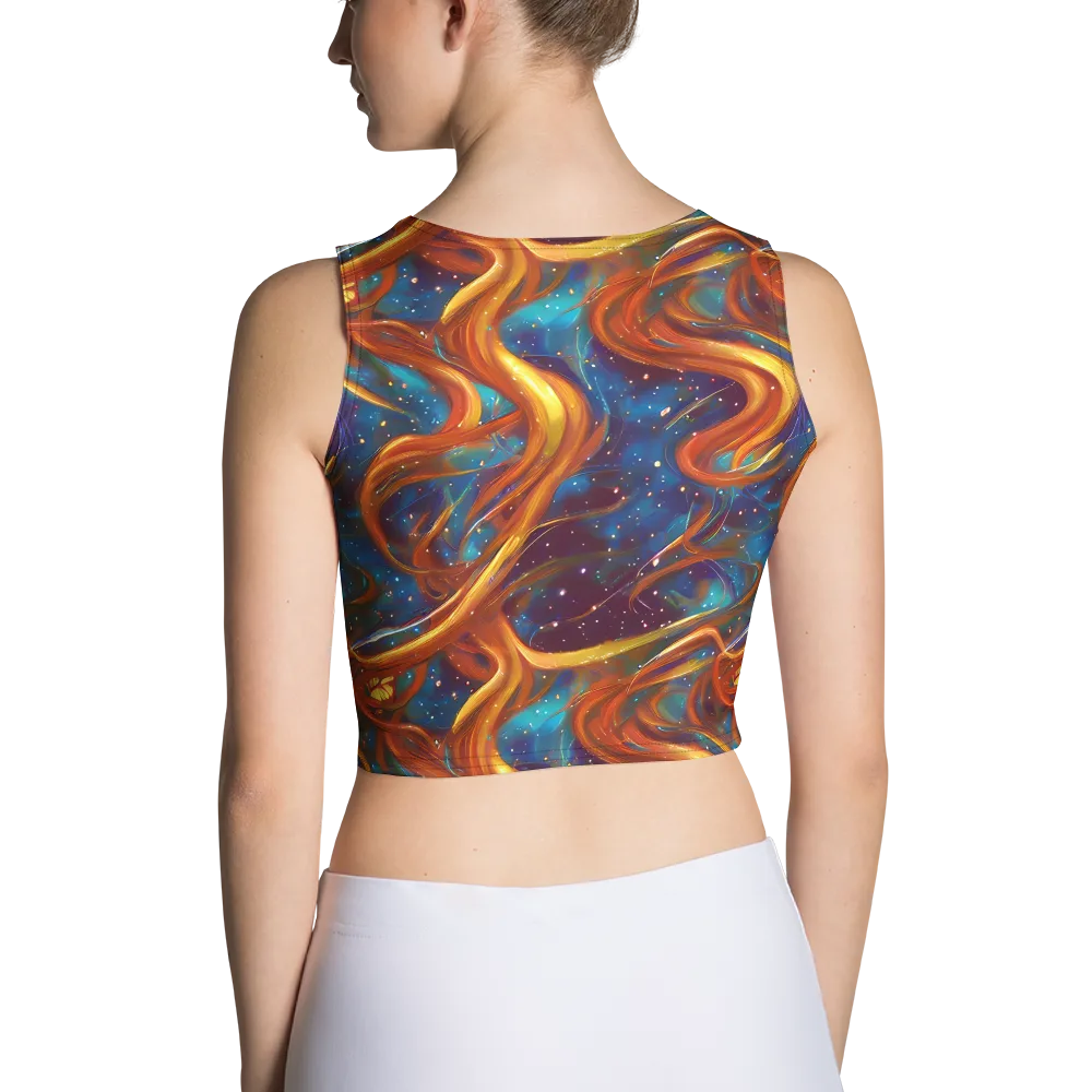 Perez Whirl on Crop Top — Back