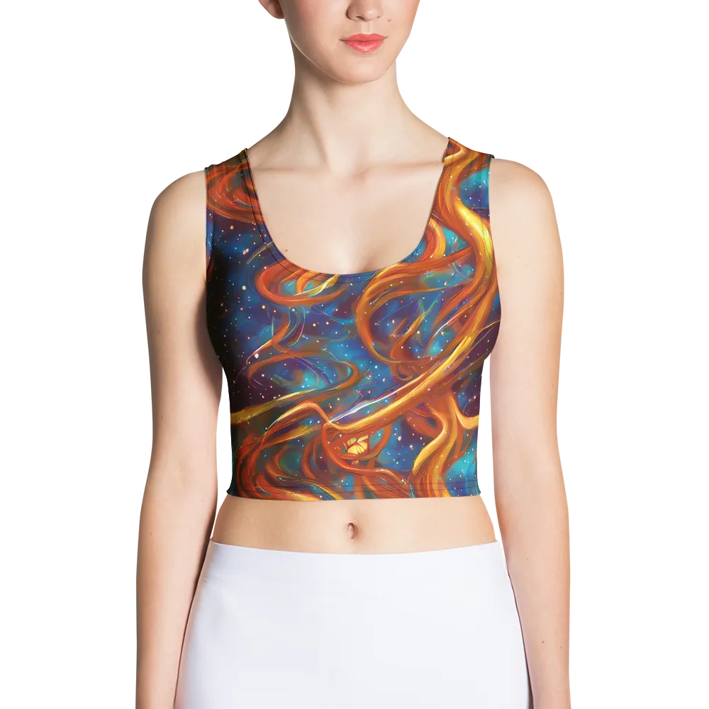 Perez Whirl on Crop Top — Front