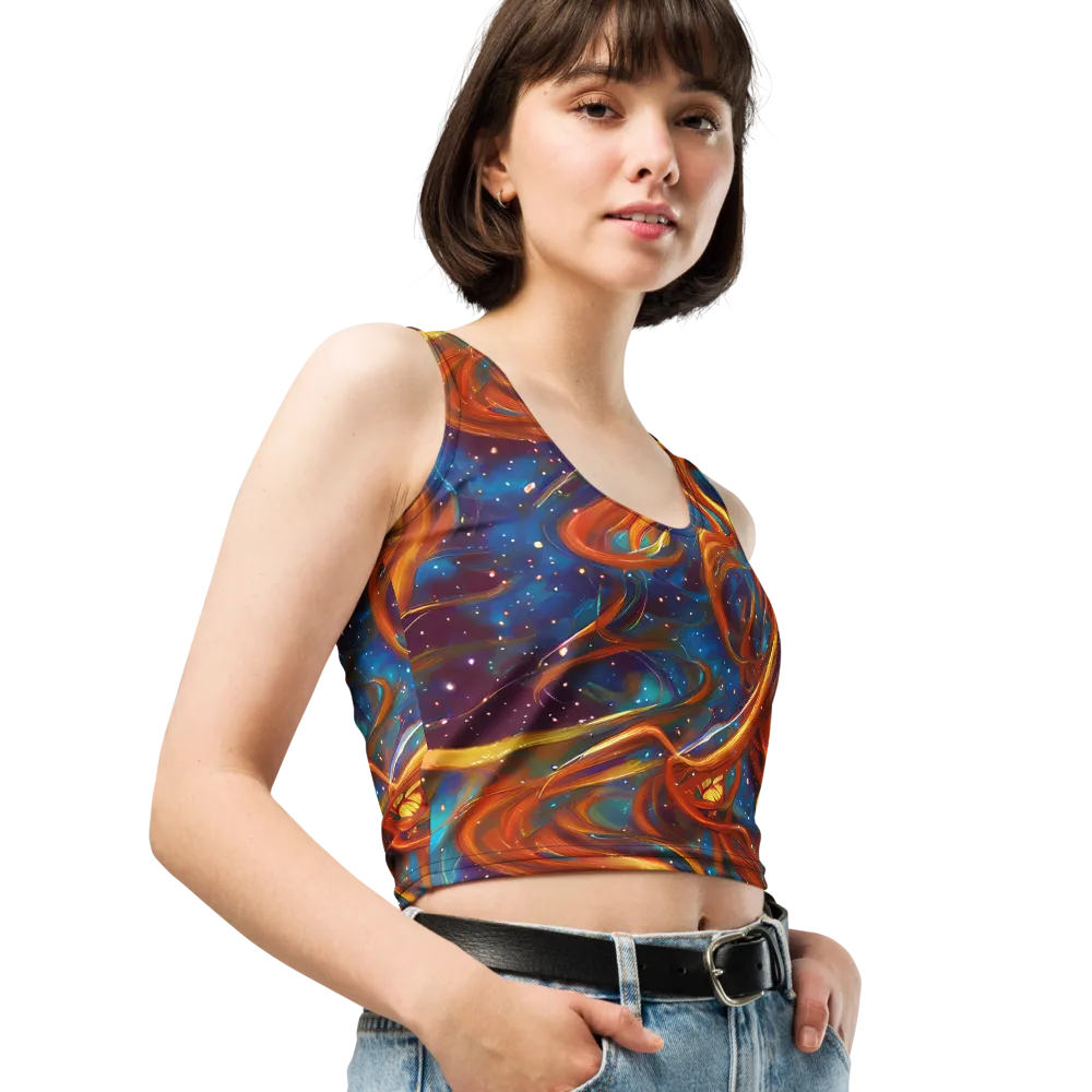 Perez Whirl on Crop Top — Right Front