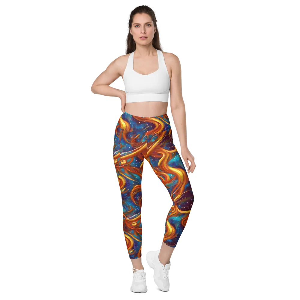 Perez Whirl on Leggings with Pockets — Front