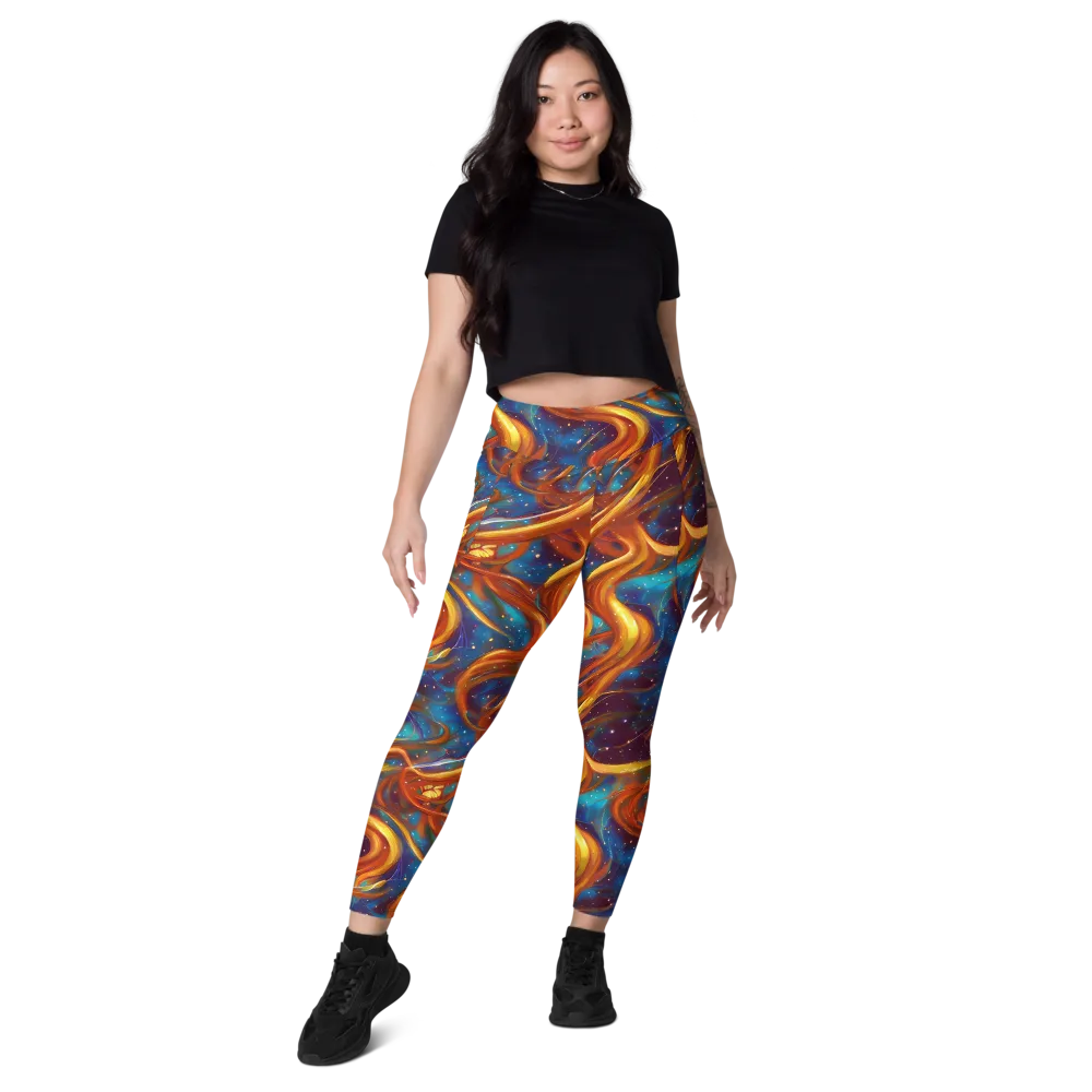 Perez Whirl on Leggings with Pockets — Front