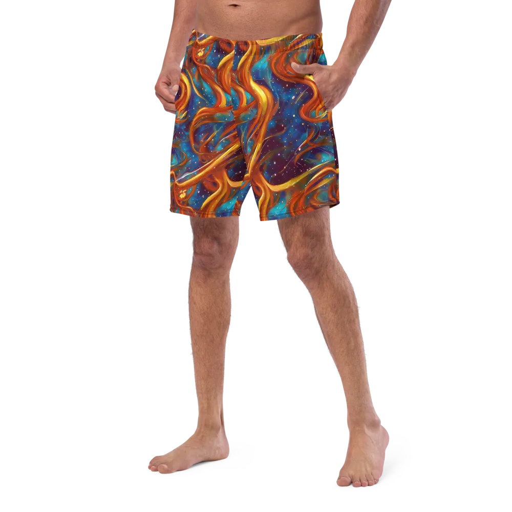 Perez Whirl on Swim Trunks — Left Front