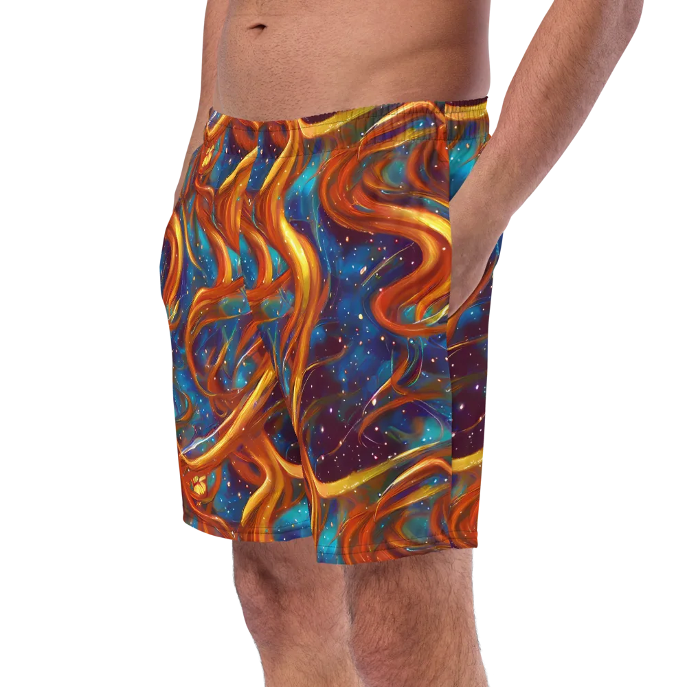 Perez Whirl on Swim Trunks — Left Front