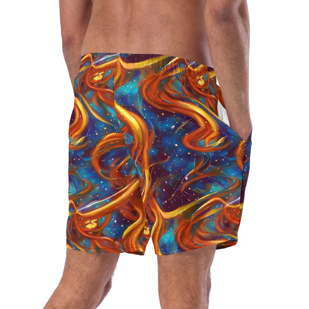 Perez Whirl on Swim Trunks — Right Back