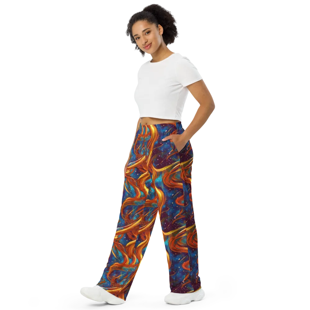 Perez Whirl on Wide-Leg Pants — Left Front