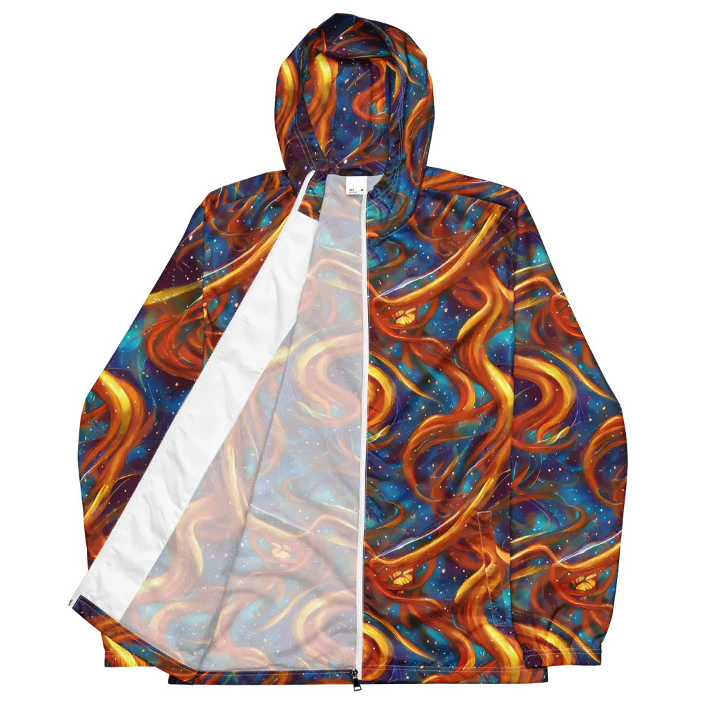 Perez Whirl on Men's Windbreaker — Front