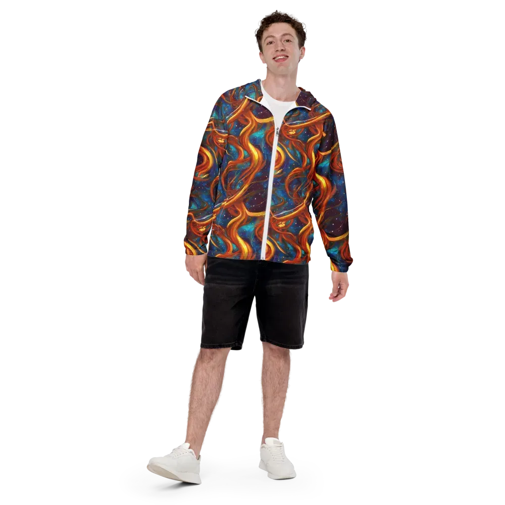 Perez Whirl on Men's Windbreaker — Front