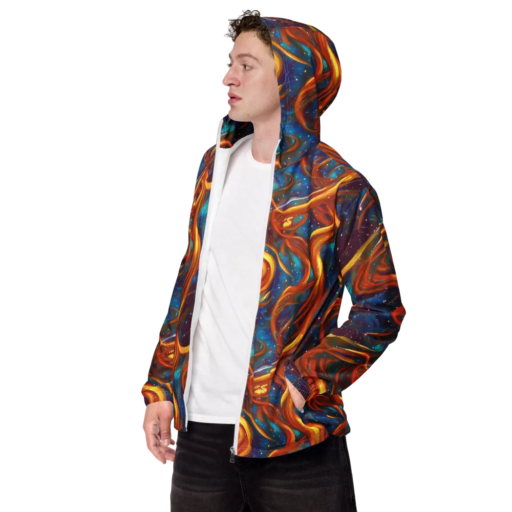 Perez Whirl on Men's Windbreaker — Left Front