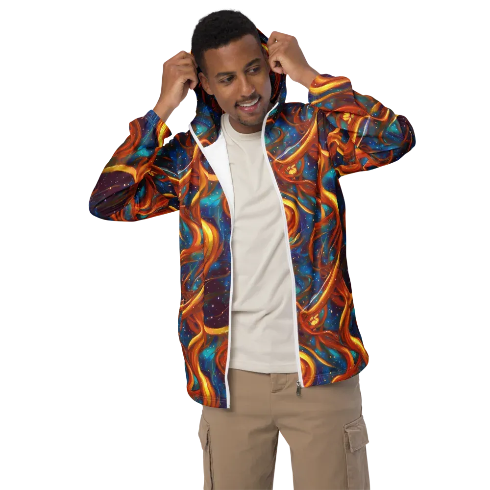 Perez Whirl on Men's Windbreaker — Front