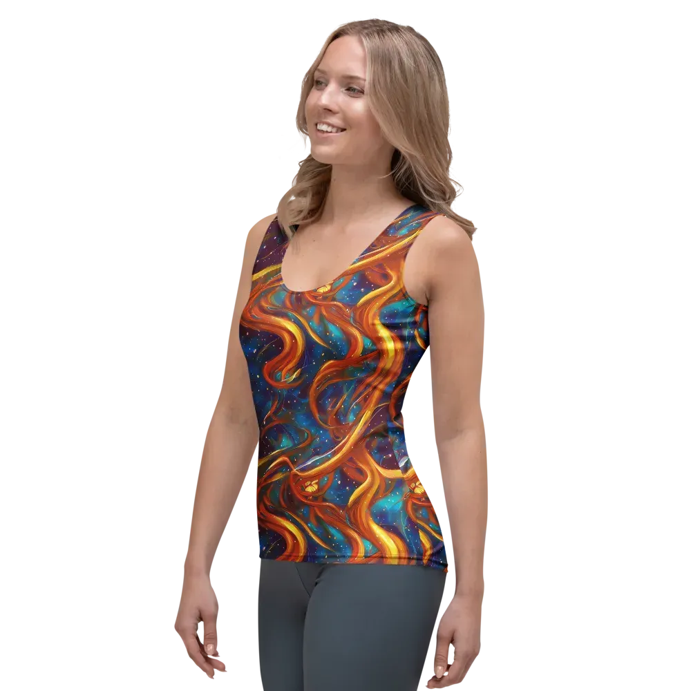 Perez Whirl on Women's Tank Top — Left Front