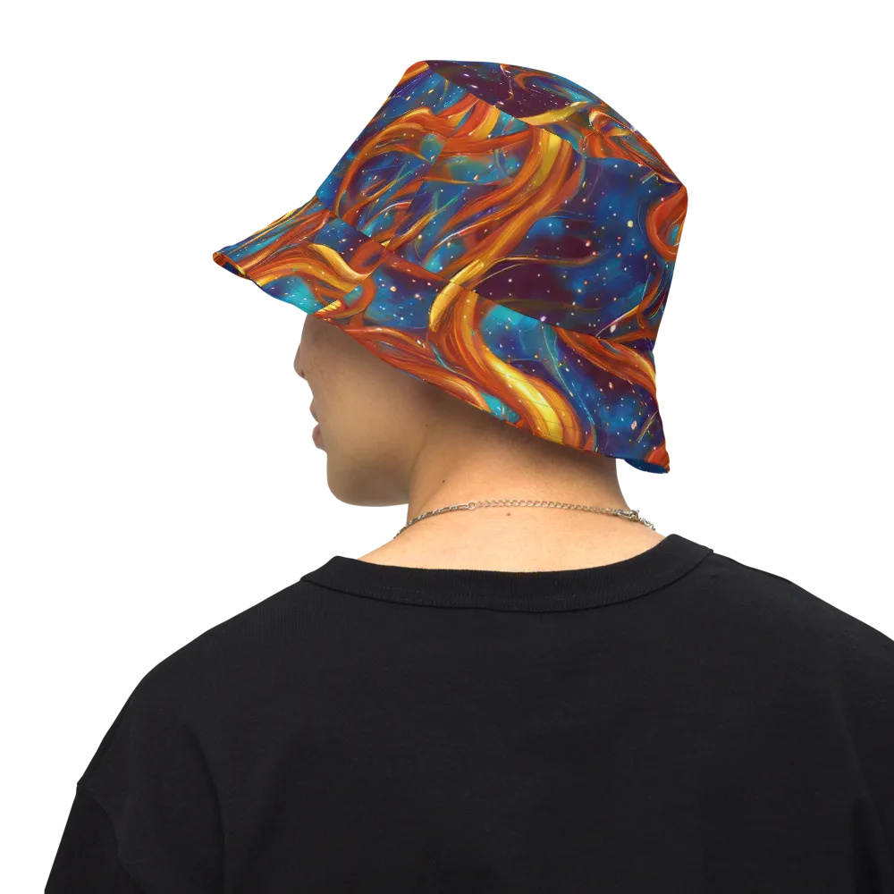 Perez Whirl on Reversible Bucket Hat — Back Inside