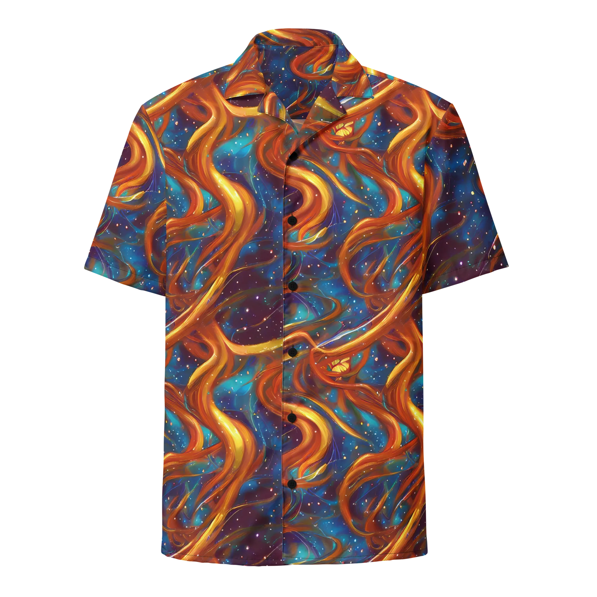 Perez Whirl on Button Shirt — Front