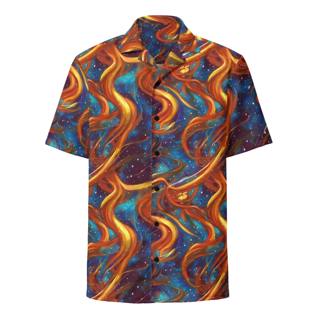 Perez Whirl on Button Shirt — Front