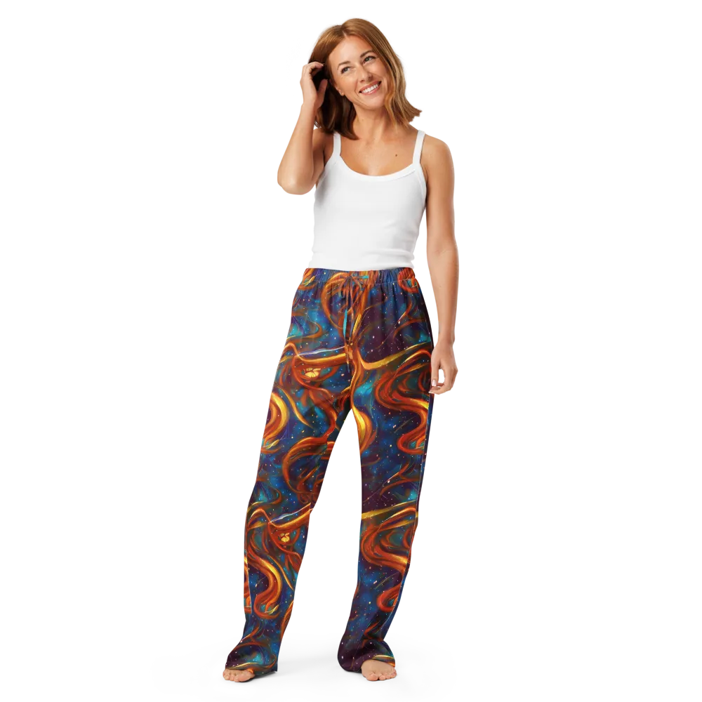 Perez Whirl on Women's Pajama Pants — Front