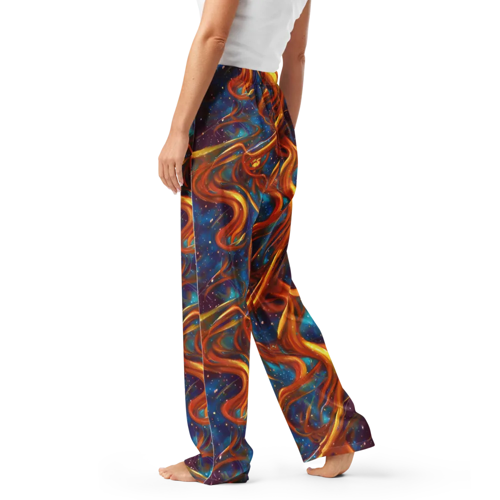 Perez Whirl on Women's Pajama Pants — Left