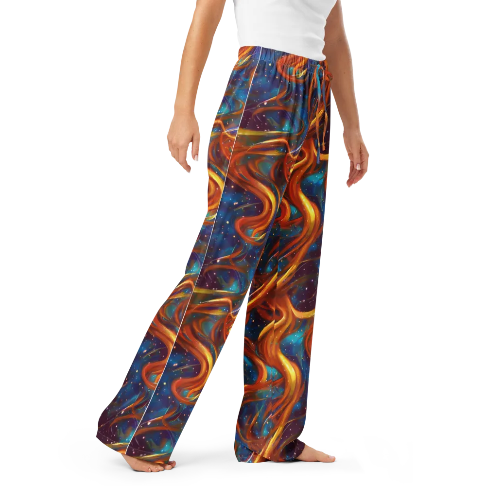 Perez Whirl on Women's Pajama Pants — Right Front