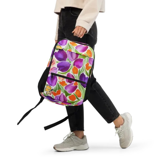 Tulip Carnival on a Utility Backpack