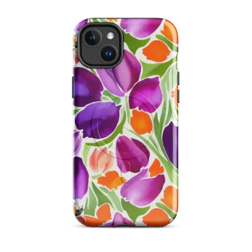 Tulip Carnival on a MagSafe Tough Case for iPhone®