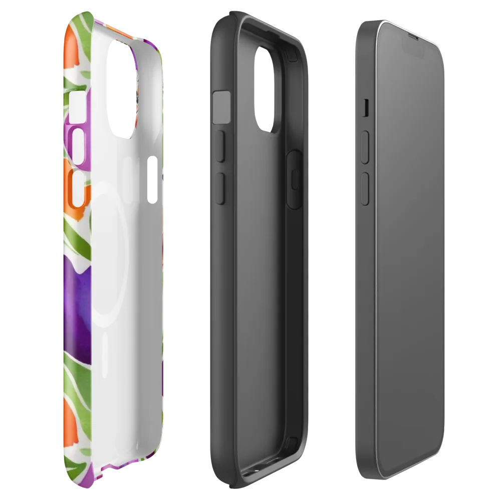 Tulip Carnival on MagSafe Tough Case for iPhone® — Front