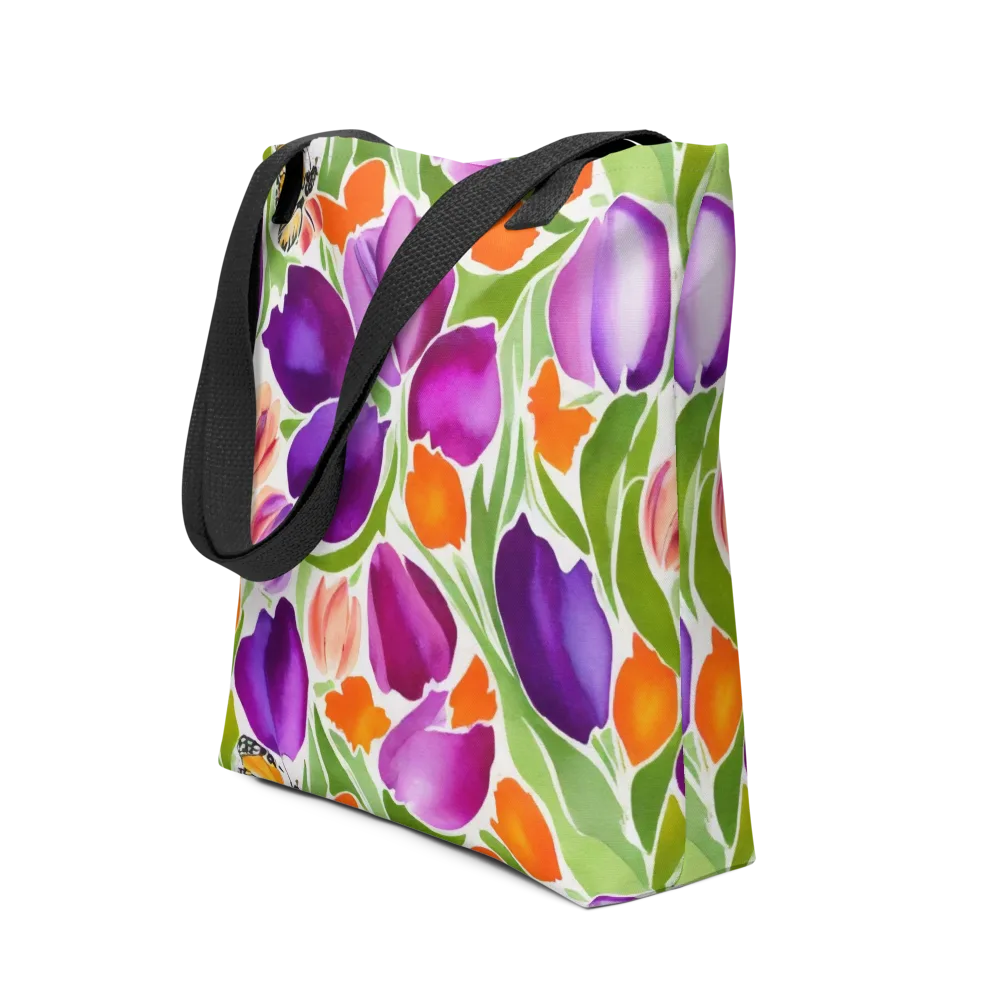 Tulip Carnival on Tote Bag — Front