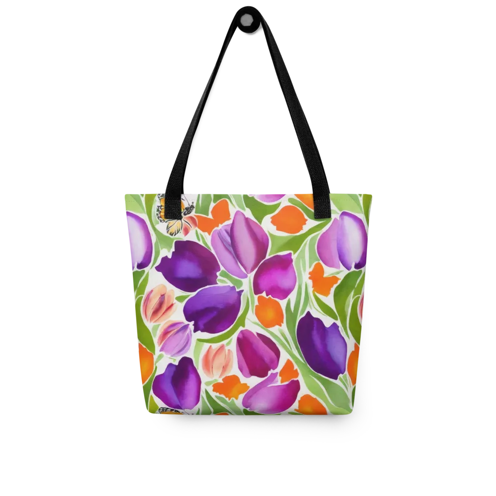 Tulip Carnival on Tote Bag — Front
