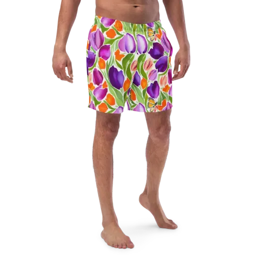 Tulip Carnival on a Swim Trunks