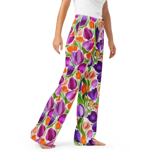 Tulip Carnival on a Women's Pajama Pants