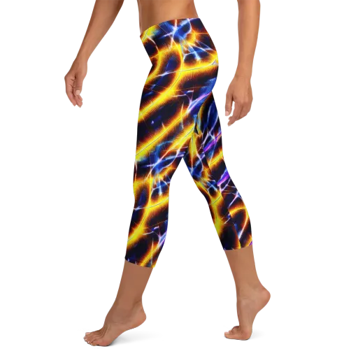 Tempel Tangle on a Capri Leggings