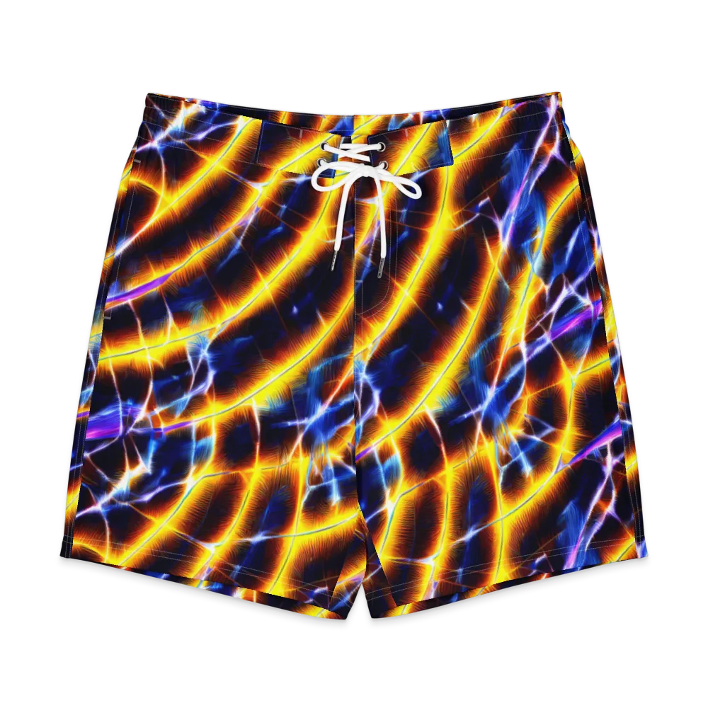 Tempel Tangle on Men's Board Shorts — Front