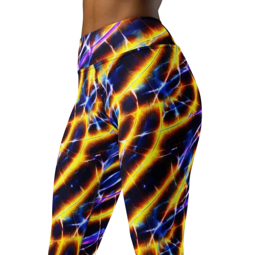 Tempel Tangle on a Yoga Leggings