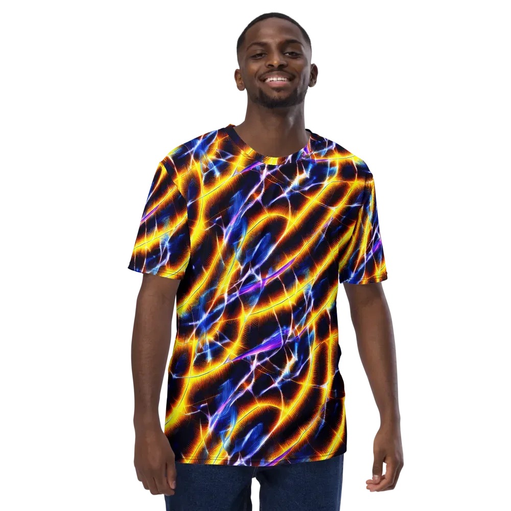 Tempel Tangle on Men's Crew Neck T-Shirt — Front