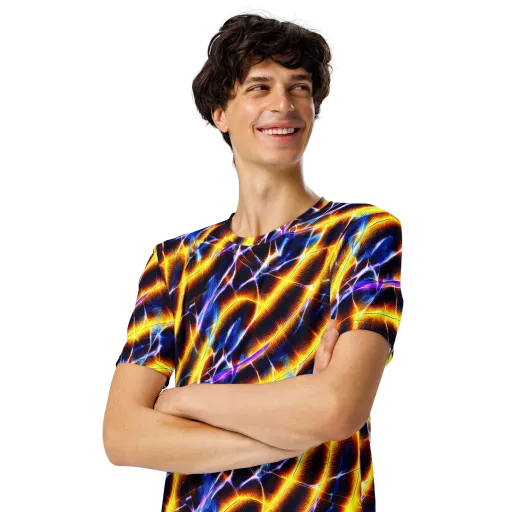 Tempel Tangle on a Men's Crew Neck T-Shirt