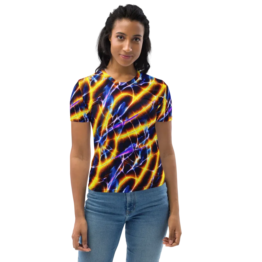 Tempel Tangle on Women's Crew Neck T-Shirt — Front