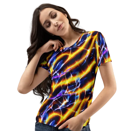 Tempel Tangle on a Women's Crew Neck T-Shirt