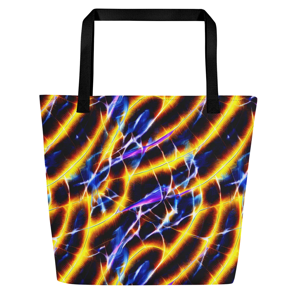 Tempel Tangle on Large Tote Bag W/ Pocket — Front