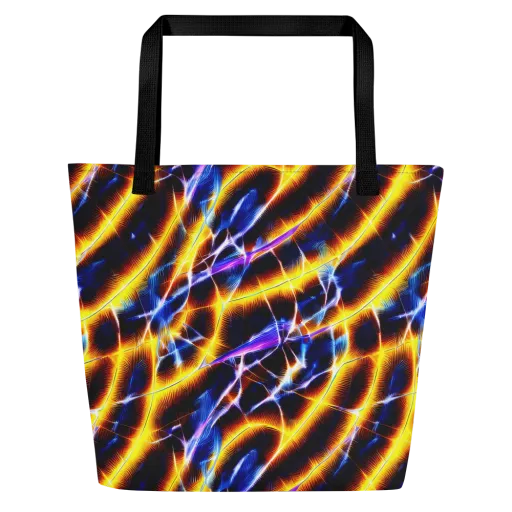 Tempel Tangle on a Large Tote Bag W/ Pocket