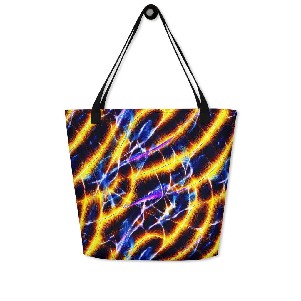 Tempel Tangle on Large Tote Bag W/ Pocket — Front