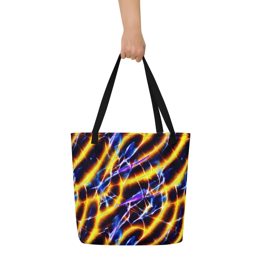 Tempel Tangle on Large Tote Bag W/ Pocket — Front
