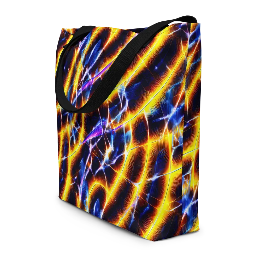 Tempel Tangle on Large Tote Bag W/ Pocket — Front