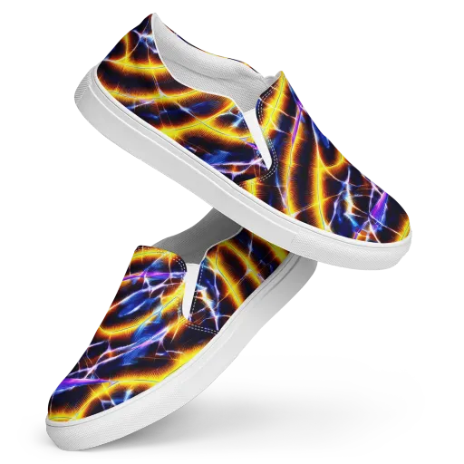 Tempel Tangle on a Women's Slip-On Canvas Shoes