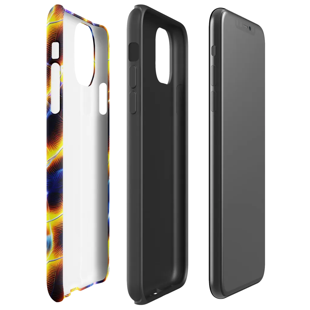 Tempel Tangle on Tough Case for iPhone® — Right