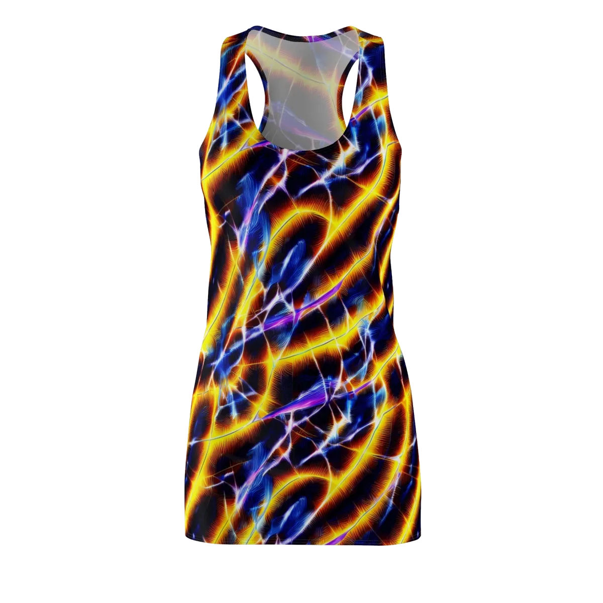 Tempel Tangle on Racerback Dress — Front