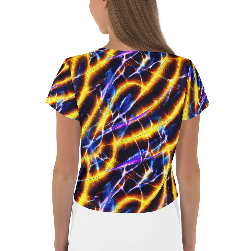 Tempel Tangle on Crop Tee — Back
