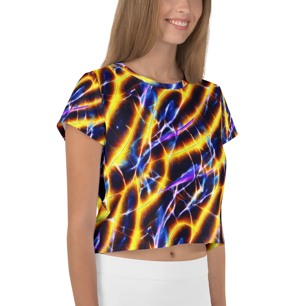 Tempel Tangle on Crop Tee — Right